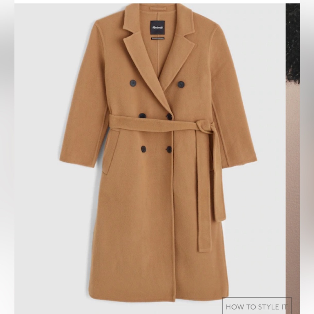 Madewell Double-Faced Long Coat